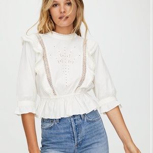 Aritzia Sunday Best Boho Top
